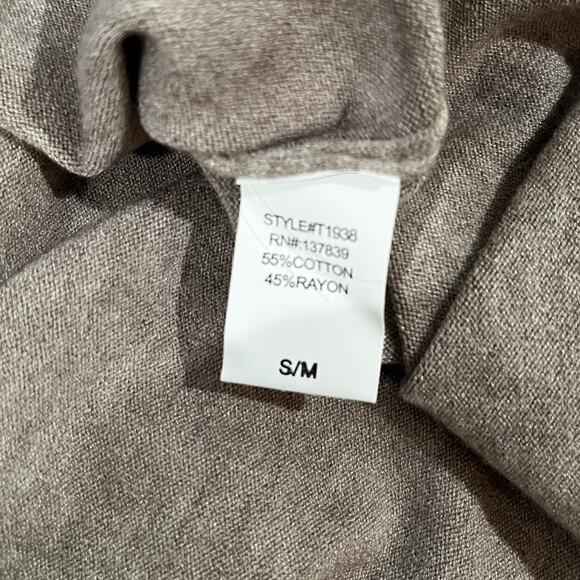 NEW Alexander + David V-Neck Longline Oversized Cozy Soft Tunic Sweater S/M NWT - Picture 13 of 16